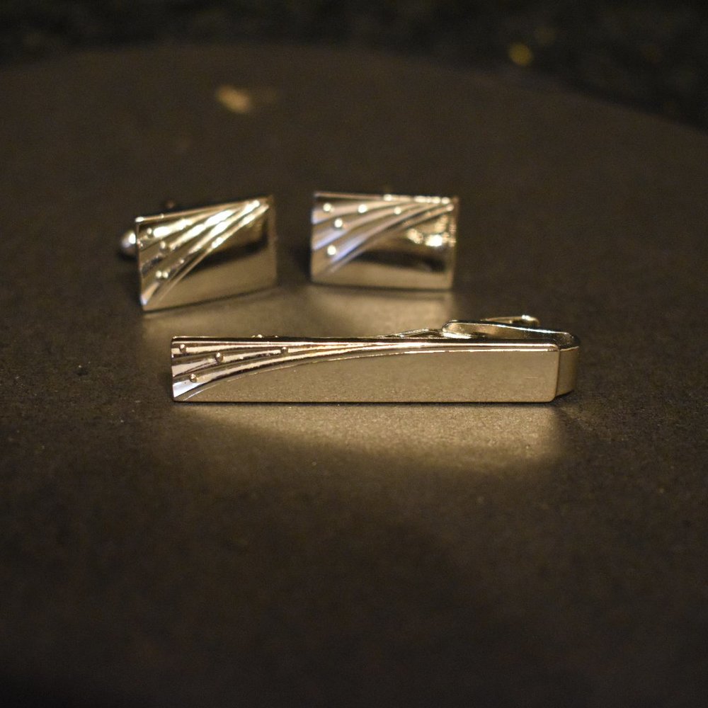 Speidel  Cuff links/ Tie bar set